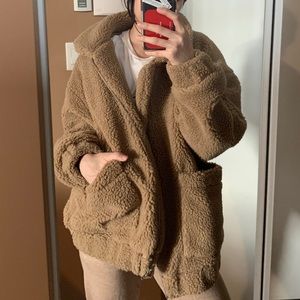 Oversized Teddy Coat